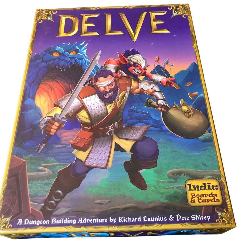 Delve Board Game by Indie Boards & Cards gently used condition
